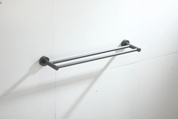 *GUN METAL* Double Towel Bar stainless steel