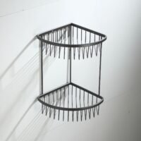 *GUN METAL* Double ii Corner Basket stainless steel - Image 2