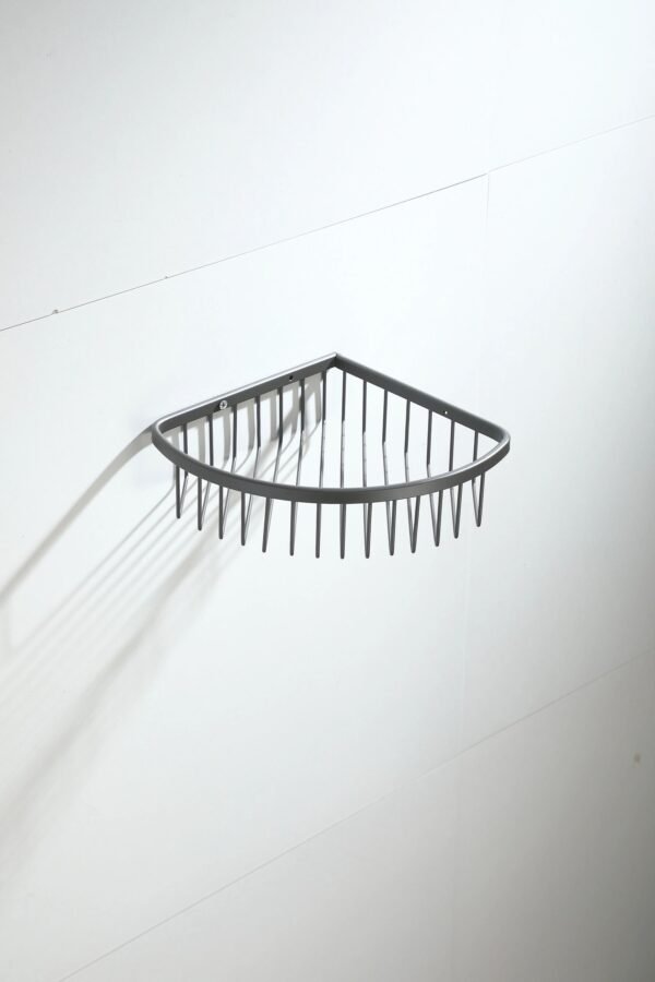 *GUN METAL* ii Corner Basket stainless steel