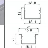 LED Strip Aluminum Profile - Image 2