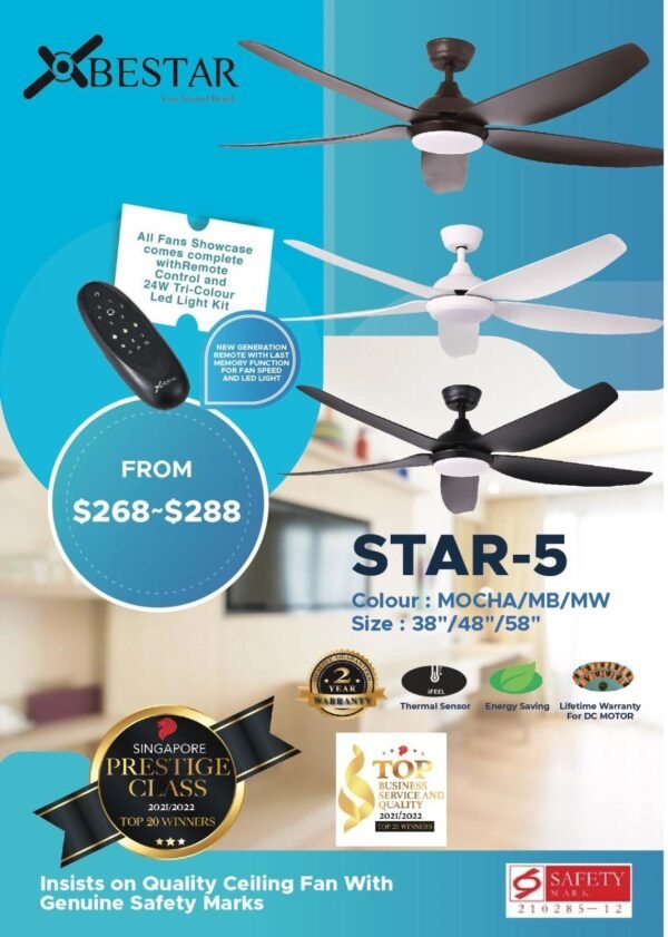 Climate Vouchers Promotion Bestar Star-5 Includes Standard Installation $0 Free After $300 Climate Vouchers