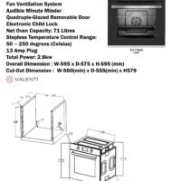 BUILT-IN OVENS VO 7182G - Image 5