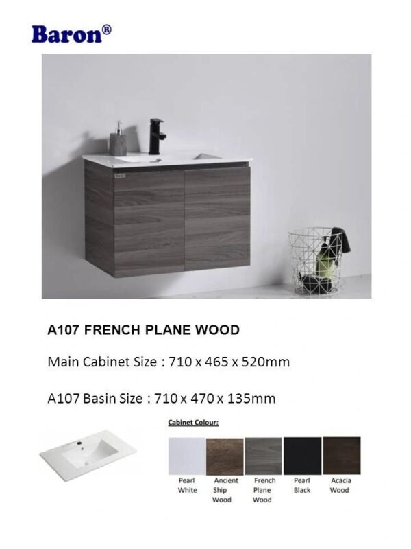 A107 Basin Cabinet Set (304 Stainless Steel)