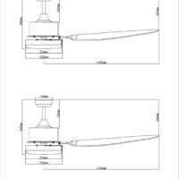 AEROAIR AA-528i 5-Blade DC CEILING FAN WITH LED LIGHT - Image 2