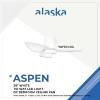 ALASKA ASPEN/EASPEN 38"/42"/50″ /60" DC CEILING FAN WITH LED LIGHT - Image 2