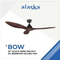 Alaska Bow/Bow III DC Ceiling Fan 42"/52" with LED Light - Image 3