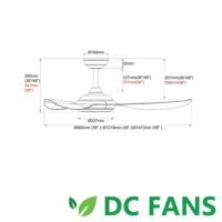 Acorn Ceiling Fan Voga DC-368 - Image 3