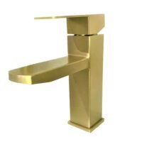 Gold Mixer Faucet Wash Basin Faucet 304 Stainless Steel - Image 2