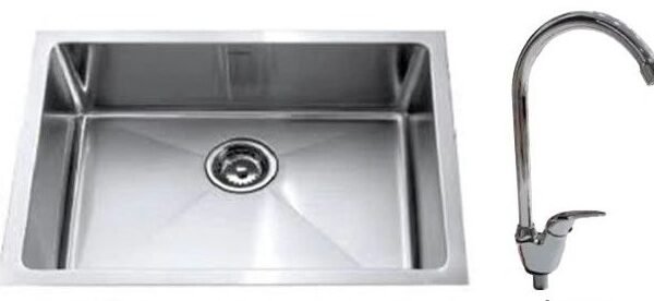 Stainless Steel Kitchen Sink 1.2mm with Kitchen tap package (Image 1)