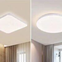 LED Ceiling Light 4-Silver line Round/Square Tri-Color Light - Image 4