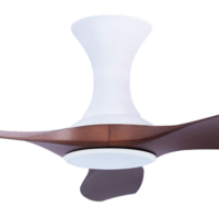 (Black/White Dutch Cocoa) Efenz Hugger DC Ceiling Fan - Image 7