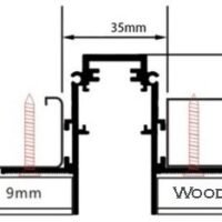 Magnetic Track System Fitting Accessories -Recessed / Surface Mount (Track 1M 2M 3M ) - Image 5