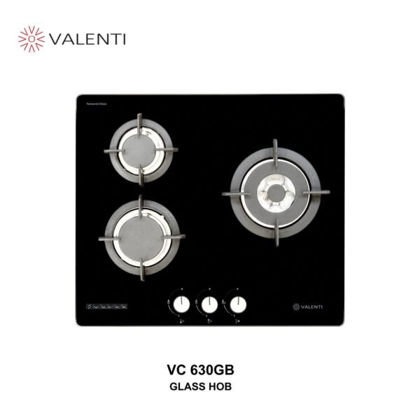 GLASS HOB VC 630GB THREE BURNER