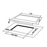 GLASS HOB VC 728G TWO BURNER - Image 2