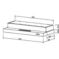 Semi Integrated Hood VH 1026MS - Image 2