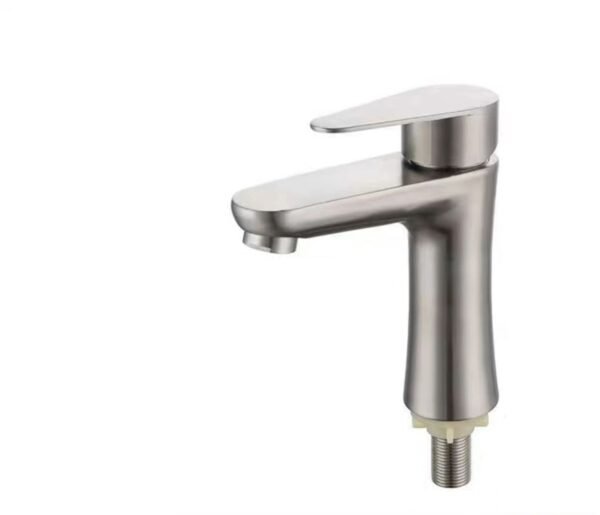 Basin Cold Tap Stainless Steel/Black/Gun Metal