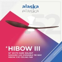Alaska HIBOW 42" / 52" Ceiling Fan with 3 Tone LED and Remote - Image 2