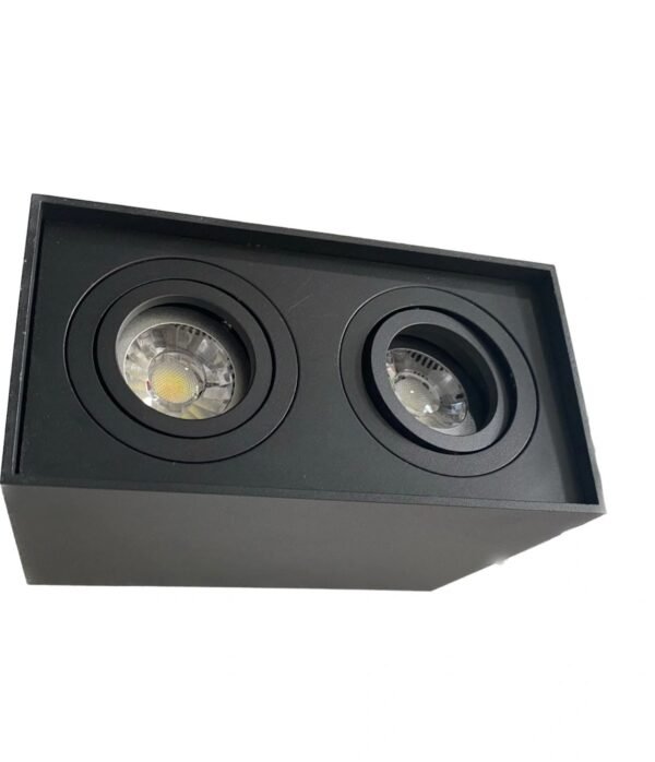 LED Wall Light Box GU10 Black