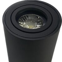 LED Cylinder QE Light Black/White Casing - Image 3