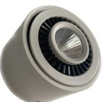 LED Cylinder Light Half Round Black/White - Image 4