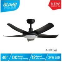 ALPHA Alkova - PAZION G2 40 Inch LED DC Motor Ceiling Fan with 5 Blades (12 Speed Remote) [Exclude Installation] - Image 2