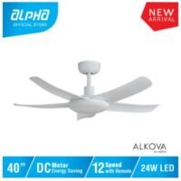 ALPHA Alkova - PAZION G2 40 Inch LED DC Motor Ceiling Fan with 5 Blades (12 Speed Remote) [Exclude Installation] - Image 3