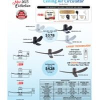 Samaire Hugger 3 Blades DC Ceiling Fan With 20W Dimmable 3 Tone LED Light Kit And Remote - Image 2