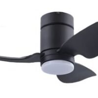 Samaire Hugger 3 Blades DC Ceiling Fan With 20W Dimmable 3 Tone LED Light Kit And Remote - Image 3
