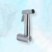 VERA Bidet Spray Gun Set (1.2m PVC Hose, Brass Spray Gun, Holder Only) VA.2012J-C Chrome - Image 2