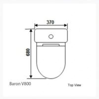 Baron Toilet Bowl V800 - Image 2