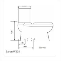 Baron Toilet Bowl W203 - Image 5