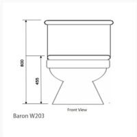 Baron Toilet Bowl W203 - Image 3