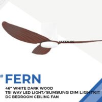 Alaska FERN III DC Ceiling Fan with LED light 46"/56" - Image 2