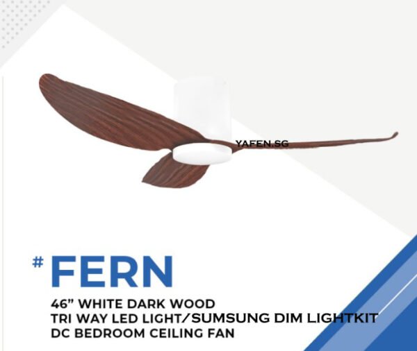 Alaska FERN III DC Ceiling Fan with LED light 46"/56"