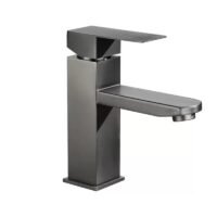 Basin Mixer Stainless Steel Gun Metal (S) Square - Image 2