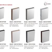 ESFERA Sintered Stone Fashion With Mirror Cabinet Package ETT6045 +EMC5070 + EAB5035/ EABG001W - Image 3
