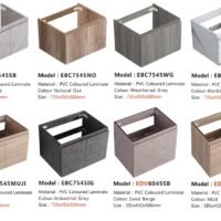 ESFERA Counter Top Basin Cabinet With Mirror Cabinet Package EBC7545 + EMC5070 + Ess+EAB5035MMW/EABG001W - Image 2