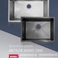 ESFERA Meteor Kitchen Nano Sink Stainless Steel/Gun Metal - Image 2