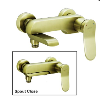 Fidelis FT-7104-HBG Bath Mixer (Brushed Gold) - Image 2